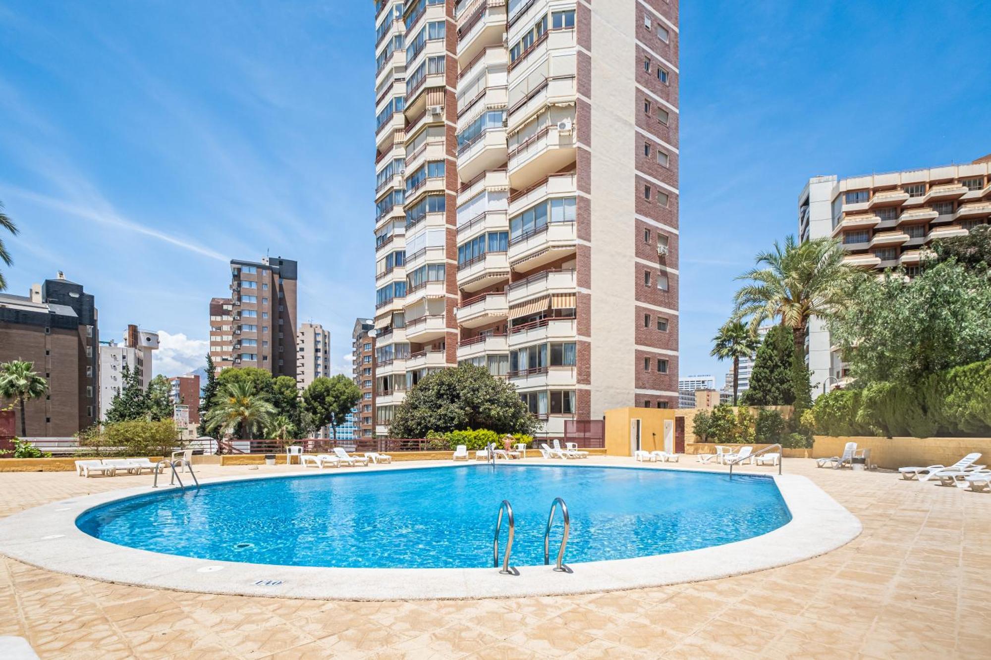 Europa Center 12-B Apartment Levante Beach 貝尼多姆 外观 照片