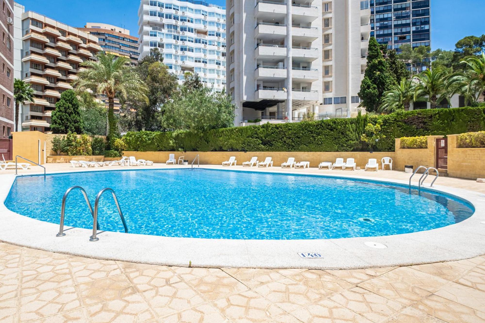 Europa Center 12-B Apartment Levante Beach 貝尼多姆 外观 照片
